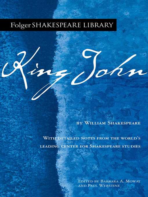 Title details for King John by William Shakespeare - Available
